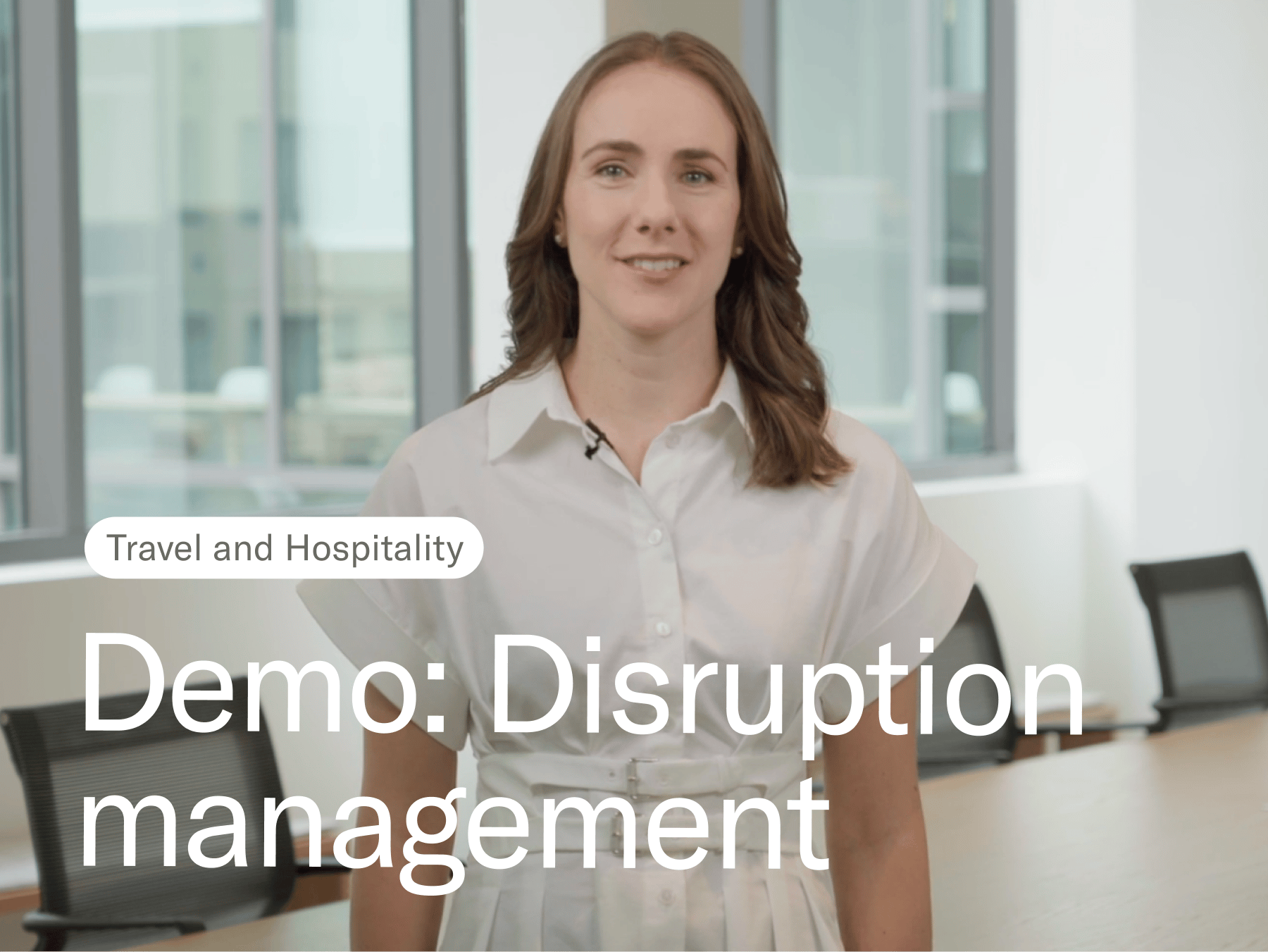 Travel and Hospitality - Demo: Disruption management