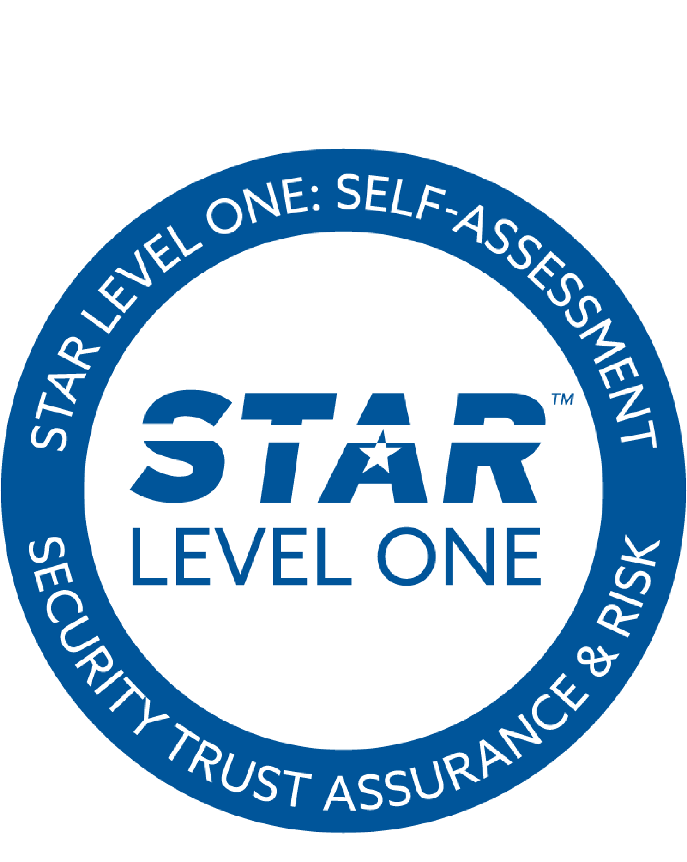 STAR Level One: Self-Assessment, Security Trust Assurance & Risk badge.