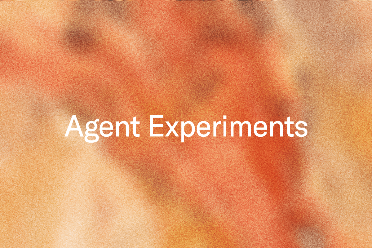 A new kind of builder" text on a dark blue and purple gradient background with a subtle speckled texture.